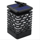 LED Flame Solar Powered Flickering Light Home Garden Hanging Lantern Lamp Path
