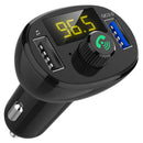 Bluetooth FM Transmitter Quick Charger 3.0 Car MP3 Audio Music Player Dual  Z6L2
