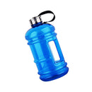 75oz Sport Water Bottle Workout Fitness Dumbbell Flask Mug Kettle,Blue