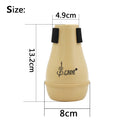 Practice Straight Mute Silencer for Alto Tenor Trombone Parts Wood Color