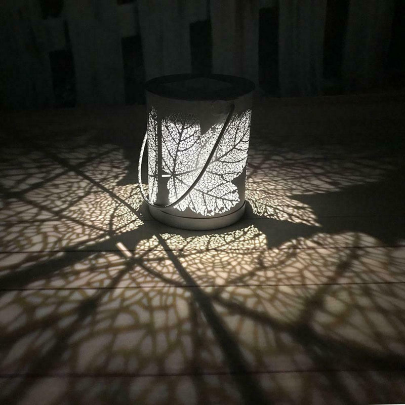 Metal Rattan Outdoor Solar Hanging LED Light Garden Yard Decoration Lamp