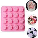 Silicone Cat Dog Paw Fondant Mold Cake Soap Cookies Chocolate Baking Tin Mould