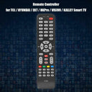Smart TV Remote Control 06-519W49-C005X for TCL/HYUNDAI/EKT/HKPro/VISIVO HDTV LE