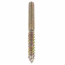 M6 x 59mm Double Ended Threaded Self Tapping Screw Rod Bolt Stud 15Pcs