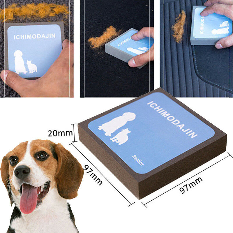 1pcs Pet Dog Cat Cleaning Brush Foam Pad Carpet Hair Fur Remover Cleaner Brushes