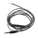 3.5mm DIY Earphone Audio Cable & Mic Repair Replacement Headset Wire