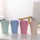 4pcs Durable Wheat Straw Cups Toothbrush Cup for Water Coffee Milk Juice Tea