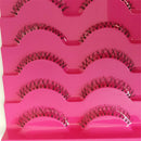 5Pairs Soft Handmade Lower False Eye Lashes Natural Cross Under Bottom-Eyelashes