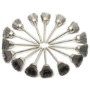 45Pc Steel Wire Wheel Pen Cup Brushes Set Kit Accessories for Rotary Tool