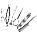 6Pcs/Set Children Curler Hair Braid Maintenance Spiral Twist Hair Styling To Gw
