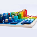 Wooden Shape Sorter Stacker Montessori Wooden Stacking & Sorting Game Toys