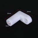 10pcs fixed plastic pcb mounting feet 20mm L type feet with screwH.ES