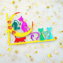 Metal Cutting Dies Stencils for DIY Scrapbooking Photo Album Moon Cat Card