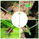 Garden Hand Weeder Lawn Weed Puller Outdoor Weeding Tool 1 meters Length 3 Claw