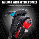 Portable Waterproof Bicycle Rear Seat Saddle Bag with Water Bottle Pocket