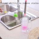 1 Pcs Bottle Cup Cleaning Brush Long Handle Bendable Scrubbing Cleaner Too%!