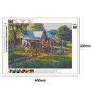 5D DIY Full Drill Diamond Painting Scenery Cross Stitch Embroidery Mosaic