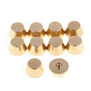 10Pcs Iron Leathercraft Rivet Stud Scew For Leather Belt Bag Hat Accessories