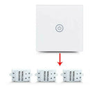 12V Wireless Touch-Switch 1 Gang 1 Way Waterproof Light Switch Touch-Panel