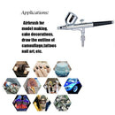 Hd-130 0.3Mm 9Cc Cup Professional Double-Action Trigger Air-Paint Control A