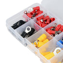 102Pcs Assorted Insulated Ring Crimp Terminal  Electrical Wire Connector Kits