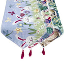 2m Egg Rabbit Pattern Easter Bunny And Eggs Able Banner Easter Table Runner