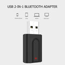 BT10 USB 2 in 1 Wireless Bluetooth Audio Transmitter Receiver AUX Adapter