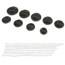 9in1 Front Lens Centre Pinch Snap-On Hood Cap Cover For DSLR SLR Cameras