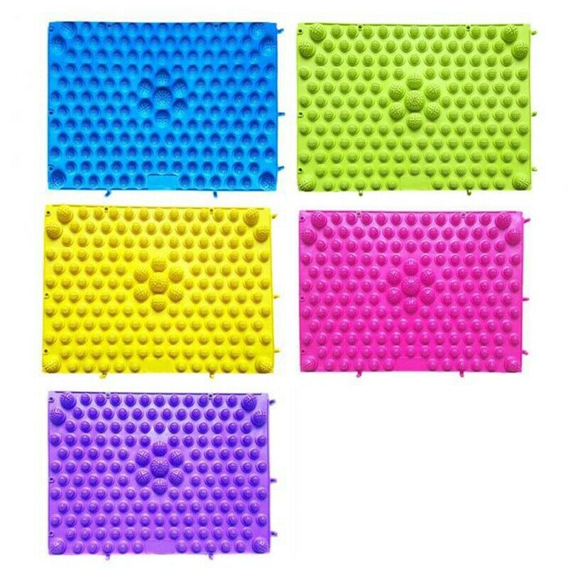 New Durable Reflexology Foot Massage Pad Toe Pressure Blood Circulation Pla H7Q4