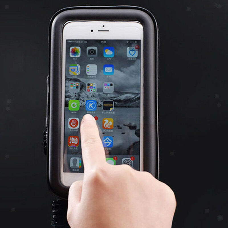Universal Water Resistant Pouch Cover Case Rotatable black and large