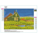 5D DIY Full Drill Diamond Painting Countryside Cross Stitch Embroidery Kits