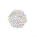 100x Coloured Eyelashes Wiggly Wobbly Googly Eyes Lash   (Color: Multicolor) ME