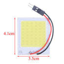 48 smd cob led 3w 12v white light car interior panel lights dome lamp bulbHP