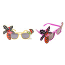 2 Novelty Flamingo Sunglasses Birthday Party Cocktail Fancy Dress Props