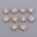 10x Crystal Diamante Buttons Flatback Embellishments DIY Phone Case Decor