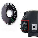 2 Pieces Top Cover Function Dial Mode Plate Interface Nameplate Cap Label for