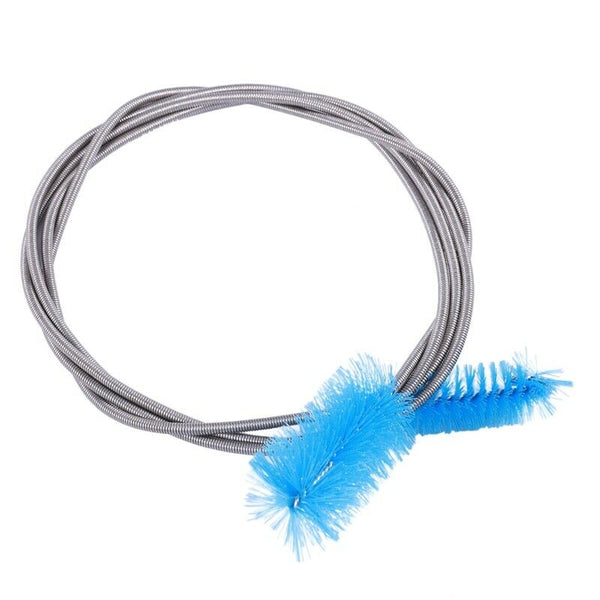 Flexible Double Ended Tube Filter Pump Hose Brush 155cm for Aquarium