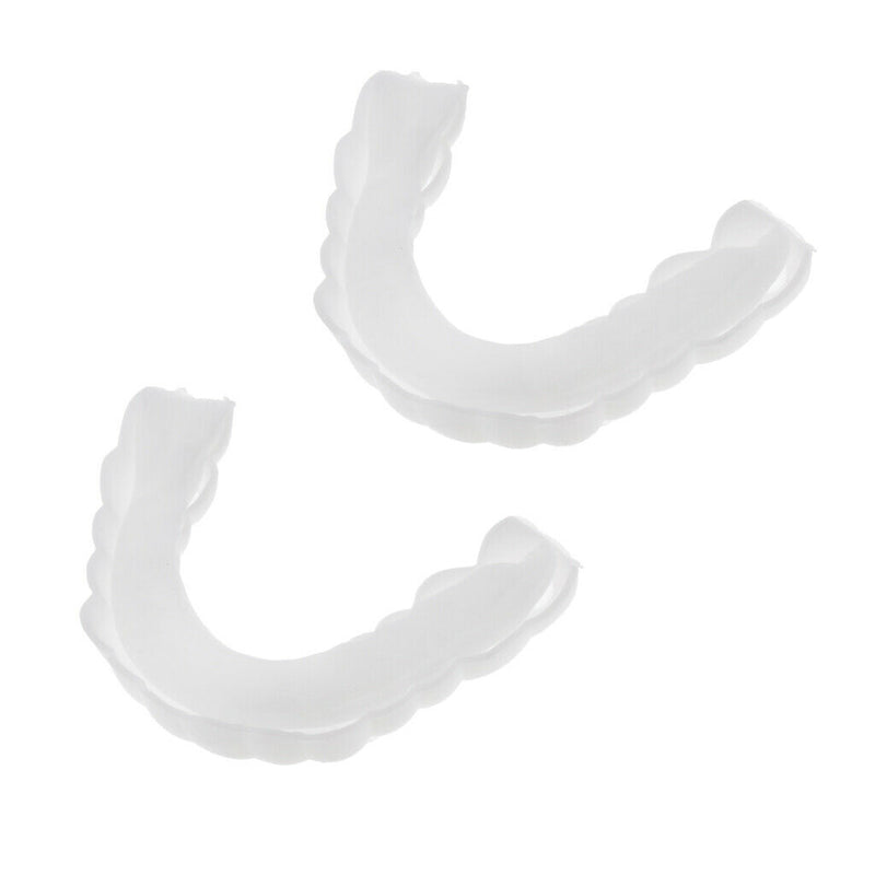 2 x Smile Teeth Cosmetic Veneers Comfort Flex Cosmetic Teeth Cover, White Shade