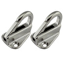 Lots 2 Marine Grade Tug Safety Catch Spring Snap Fending Hook Attach Rope