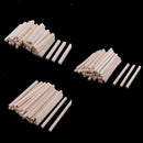 150x Wooden Craft Sticks Balsa Wood Stick for Kids DIY Craft Making 5/8/11cm