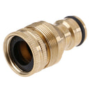 Garden Brass Hose Quick Connector 1/2 Copper Connector Garden Hose Female Thr JR
