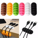 Wire Cable Organizer Line Winder Desktop Cord USB Management Clip Holder