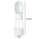 Portable Pet Dog Water Bottle Outdoor Drinking Bowls Water Feeder (Grey) A