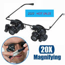 New Hot 2019 20X Magnifier Watch Repair Magnifier Type With LED Light Microscope