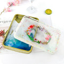 DIY Rectangle Silicone Mold Epoxy Casting Coaster Fruit Dish Plate Tray Mould