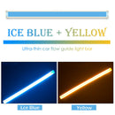 2x Car Daytime Running Lights Flexible LED Strip Turn Signal Lights (45cm) A