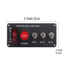 Racing Engine Start Button Ignition Switch Panel Led Car Modification Switc
