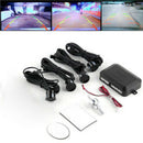 Parking 4 Sensors Car Reverse Backup Rear Buzzer Radar System Kit Sound Alarm