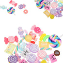 30pcs DIY Scrapbooking Slime Beads Accessories Candy Flatbacks Crafts Colorful