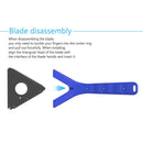Multifunction Car Ice Scraper Windshield Snow Wiper Ice Frost Remover Tool A